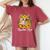 Cute Munchkin Mom Sunflower Cat Mom Women's Oversized Comfort T-shirt Crimson