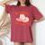 In Dolly We Trust Pink Hat Cowgirl Western 90S Music Women's Oversized Comfort T-shirt Crimson