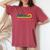 Evergreen Vintage Stripes Allenville Missouri Women's Oversized Comfort T-Shirt Crimson
