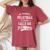 My Favorite Volleyball Player Calls Me Mom Mommy Women's Oversized Comfort T-Shirt Crimson