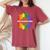 Free Grandma Hugs Lgbt Daisy Rainbow Flower Hippie Gay Pride Women's Oversized Comfort T-shirt Crimson