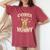 Halloween Costume Dog Lover Owner Outfit Adult Corgi Mummy Women's Oversized Comfort T-Shirt Crimson
