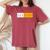 Hashtag Be Kind Unity Day Bekind Kindness Antibullying Women's Oversized Comfort T-shirt Crimson