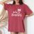 Hola Beaches Vacation T Beach For Cute Women's Oversized Comfort T-Shirt Crimson