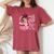 I'm The Storm Strong Breast Cancer Warrior Pink Ribbon Women's Oversized Comfort T-Shirt Crimson