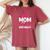 Mom Of The Sweet Sixn Birthday Girl 16Th Pink Crown Women's Oversized Comfort T-Shirt Crimson