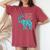 Ovarian Cancer Awareness Sunflower Elephant Be Kind Women's Oversized Comfort T-shirt Crimson