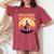 Rodeo Western Country Southern Cowgirl Hat Cowgirl Women's Oversized Comfort T-Shirt Crimson