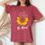 Spread Kindness Positivity Happiness Be Kind Sunflower Bees Women's Oversized Comfort T-shirt Crimson