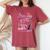 Stepping Into My 67Th Birthday 67 Years Old Pumps Women's Oversized Comfort T-Shirt Crimson