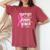 Support Fighter Admire Survivor Breast Cancer Warrior Women's Oversized Comfort T-Shirt Crimson