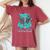 Teal Elephant I Wear Teal For Ovarian Cancer Awareness Women's Oversized Comfort T-Shirt Crimson