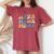 Toy Story Mama Boy Mom Mother's Day For Womens Women's Oversized Comfort T-Shirt Crimson