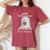 Never Underestimate An Old Woman With A Great Pyrenees Women's Oversized Comfort T-Shirt Crimson