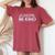 World Be Kind Transgender Trans Pride Transsexual Lgbt Women's Oversized Comfort T-shirt Crimson