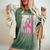 Back The Pink Breast Cancer Awareness Flag Toddler Women's Oversized Comfort T-Shirt Moss