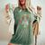 Drinking Tree Beer Ugly Christmas Sweaters Women's Oversized Comfort T-Shirt Moss