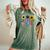 Mason Jar Sunflower Wife Mom Nana Usa Flag 4Th Of July Women's Oversized Comfort T-shirt Moss