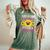 Pug Dog Mom Owner Sunflower Lover Cute Christmas Women's Oversized Comfort T-shirt Moss