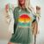 Vintage Retro Summer Fishing Missouri Lake Of The Ozarks Women's Oversized Comfort T-Shirt Moss