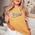 Cougars Sports Name Vintage Retro For Boy Girl Women's Oversized Comfort T-Shirt Mustard