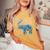 Diabetes Type 1 Awareness Sunflower Elephant Be Kind Women's Oversized Comfort T-shirt Mustard