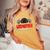 Godmother Pit Crew Birthday Racing Car Family Matching Race Women's Oversized Comfort T-Shirt Mustard