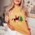 Horse Oh What Fun It Is To Ride Christmas Xmas Girls Women's Oversized Comfort T-Shirt Mustard