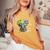 Be Kind Elephant Women's Oversized Comfort T-shirt Mustard