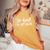 Be Kind To All Kinds Kindness Women's Oversized Comfort T-shirt Mustard