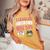 Leveled Up To Big Sister 2024 Cute I'm Going To Be A Big Sis Women's Oversized Comfort T-Shirt Mustard