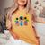 Mason Jar Sunflower Wife Mom Nana Usa Flag 4Th Of July Women's Oversized Comfort T-shirt Mustard