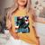 Merica Patriotic Black Labrador 4Th Of July Duck Hunting Women's Oversized Graphic Print Comfort T-shirt Mustard