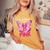 In October We Wear Pink Butterfly Breast Cancer Awareness Women's Oversized Comfort T-Shirt Mustard