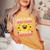 Pug Dog Mom Owner Sunflower Lover Cute Christmas Women's Oversized Comfort T-shirt Mustard