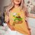 Sloth Turtle Snail Humor Cute Animal Lover Women's Oversized Comfort T-Shirt Mustard