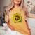 Sunflower Dog Mom For Beagle Lovers Women's Oversized Comfort T-shirt Mustard