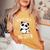 World's Best Big Sister Cute Pandas Panda Siblings Women's Oversized Comfort T-Shirt Mustard