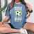 Middle Sister Of The Birthday Boy Soccer Player Team Party Women's Oversized Comfort T-shirt Blue Jean