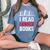 I Read Banned Books Banned Books Week Librarian Bibliofile Women's Oversized Comfort T-shirt Blue Jean