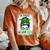 In August We Wear Green Gastroparesis Awareness Messy Bun Women's Oversized Comfort T-shirt Yam
