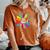 Choose To Include Sunflower Autism Awareness Be Kind Puzzle Women's Oversized Comfort T-shirt Yam