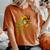 Gastroparesis Awareness Sunflower Women's Oversized Comfort T-shirt Yam