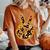 Groovy Peace Sign Retro Daisy 70S Hippie Vintage Women's Oversized Comfort T-shirt Yam