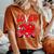 Loser Lover Drip Heart Red Matching Outfit Women Women's Oversized Comfort T-Shirt Yam