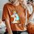 I Love Mom Beagle Harrier Tattooed Women's Oversized Comfort T-Shirt Yam