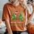 Merry Pitmas Santa Pitbull Dog Xmas Ugly Christmas Sweater Women's Oversized Comfort T-Shirt Yam