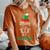 Mom To Be Elf Christmas Pregnancy Announcement Women's Oversized Comfort T-Shirt Yam