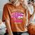 Nurse Scrub Life In October We Wear Pink Breast Cancer Fall Women's Oversized Comfort T-Shirt Yam
