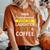 Paraprofessional Runs On Laughter Love Coffee Para Women's Oversized Comfort T-Shirt Yam